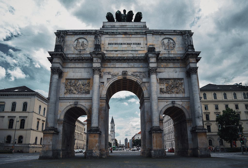 Photo of The Siegestor in Munich, Germany